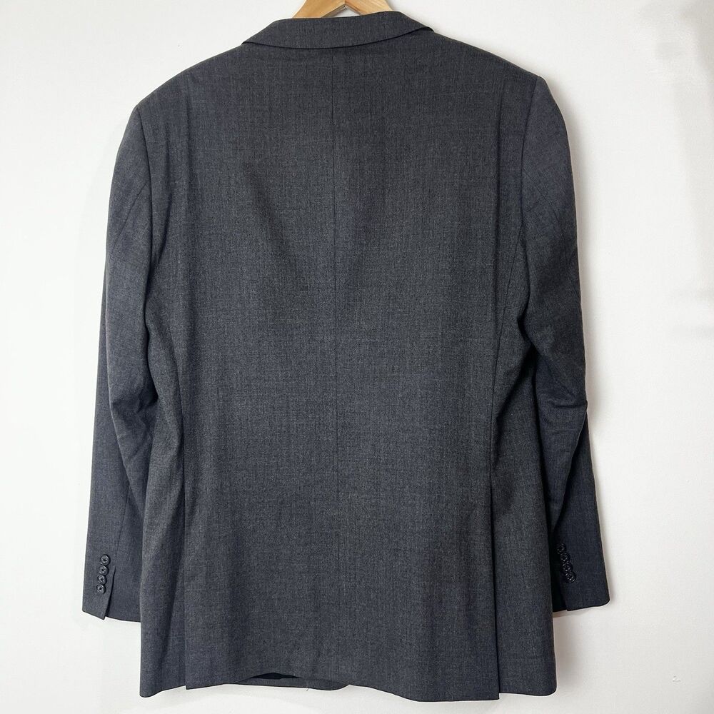 John Varvatos Blazer Dark Gray SOHO Fit Wool Men’s 44R - Picture 4 of 13